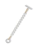 Vince Camuto Faux Pearl And Pave Crystal Line Bracelet