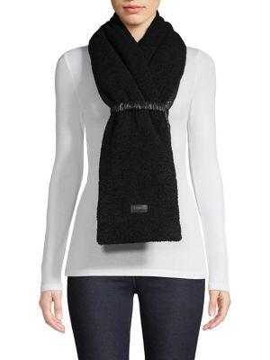 Ugg Reversible Faux Fur & Puffer Scarf