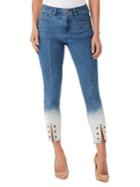 William Rast High Rise Grommet Skinny Jeans