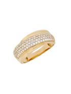 Lord & Taylor Diamond And 14k Yellow Gold Ring, 0.50 Tcw