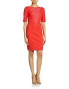 Laundry By Shelli Segal Embroidered Sheath Dress