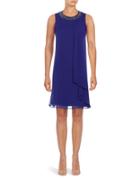 Vince Camuto Beaded Trapeze Dress