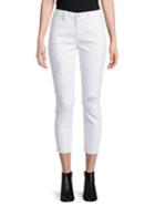C & C California Frayed Hem Cropped Jeans