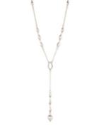 Ivanka Trump 8mm Faux Pearl And Crystal Y-necklace