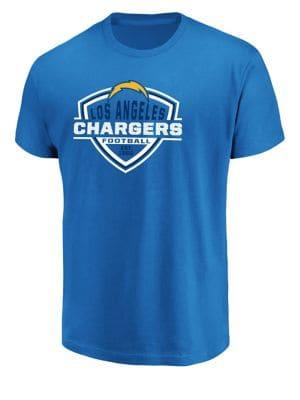 Majestic Los Angeles Chargers Nfl Primary Receiver Cotton Tee