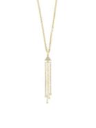 Effy Doro Diamond And 14k Yellow Gold Tassel Pendant Necklace