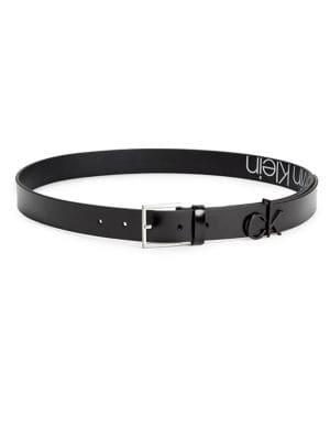 Calvin Klein Logo Slim Belt