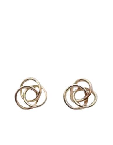 Lord & Taylor 14k Yellow Gold Polished Love Knot Earrings