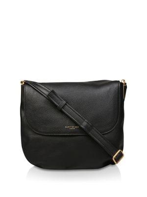Kurt Geiger London Large Emma Leather Saddle Bag
