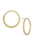 Laundry By Shelli Segal Large Front Face Hoop Earrings