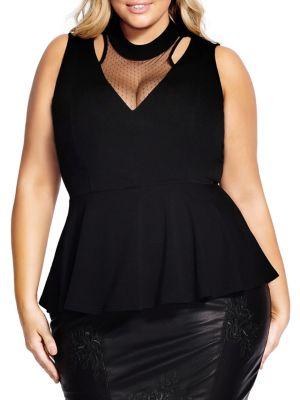 City Chic Plus Plus Lady Marmalade Top
