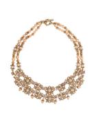 Marchesa Two-tier Floral Necklace