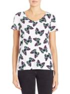 Lord & Taylor Butterfly Tee