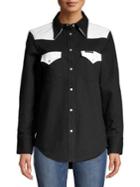 Calvin Klein Jeans Two-tone Button-front Shirt