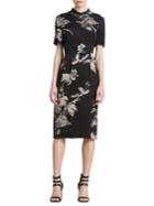 Dkny Printed Knee-length Dress