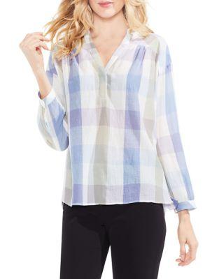 Vince Camuto Pastel Cotton Pullover Blouse