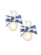 Kate Spade New York Pretty Pearly Bow Stud Earrings