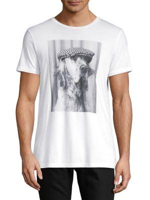 Hugo Boss Dog Print Graphic Tee