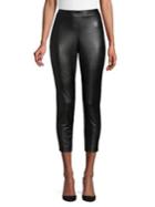 Vince Camuto Petite Faux Leather Cropped Pants