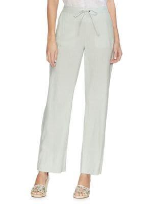 Vince Camuto Wide Leg Linen Pants