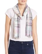 Lord & Taylor Two-patterned Scarf