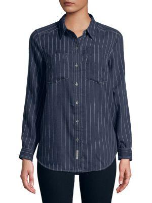 Calvin Klein Jeans Frosted Flannel Stripe Shirt
