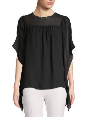Michael Michael Kors Embellished Crewneck Top