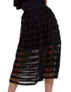 Miss Selfridge Pleated Net Midi Skirt