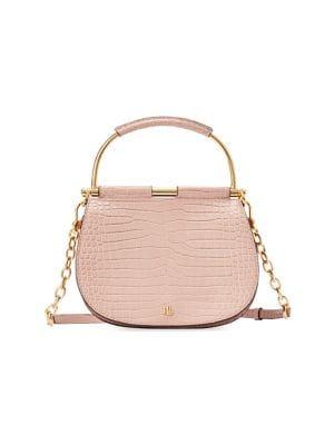 Lauren Ralph Lauren Round Leather Satchel