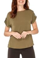 Dorothy Perkins Short Sleeve Roll-tab Shirt