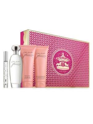 Estee Lauder Limited Edition Pleasures Favorite Destination Four-piece Perfume, Shower Gel & Body Lotion Set