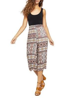 Bcbgeneration Tropical Wanderlust Cropped Jumpsuit