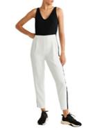 Mango Two-tone Long Jumpsuit