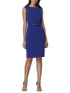 Tahari Arthur S. Levine Belted Bi-stretch Sheath Dress