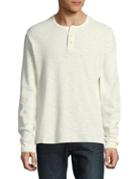 Lucky Brand Marshmallow Thermal Cotton Henley
