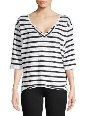 Free People Head In The Clouds Stripe Top