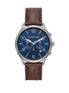 Michael Kors Merrick Chronograph Brown Leather Watch