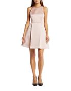 Bcbgeneration Satin Fit-and-flare Dress