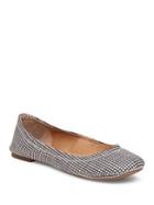 Lucky Brand Emmie Checkered Leather Ballet Flats