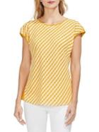 Vince Camuto Sunrise Bay Printed Cap Sleeve Top