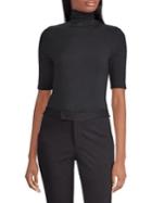 Lauren Ralph Lauren Petite Elbow-length Sleeve Turtleneck Top