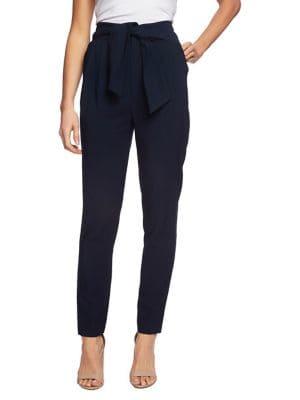 Cece Tie Straight Leg Soft Pants