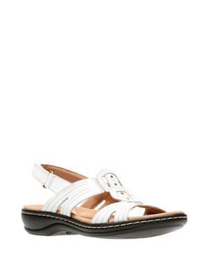 Clarks Leisa Vine Leather Sandals