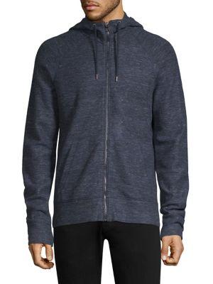 Michael Kors Textured Raglan-sleeve Hoodie