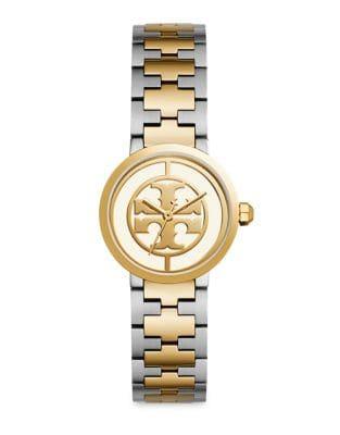 Tory Burch Two-tone Three-hand Bracelet Watch