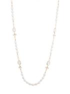 Carolee Pacific Pearls 6mm Freshwater Pearl And Faux Pearl Station Necklace