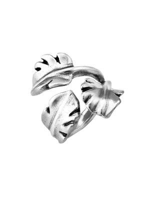 Uno De 50 The Leaf Silver Ring