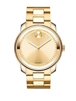 Movado Bold Bold Yellow Gold Stainless Steel Watch