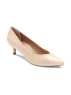 Vionic Josie Kitten Heel Leather Pumps