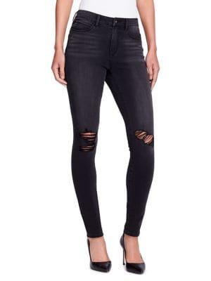 Skinny Girl High Rise Ripped Jeans